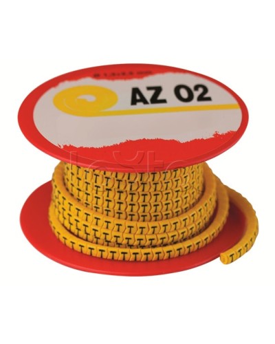 Колечко маркировочное E, 4-8мм. черное на желтом DKC AZS4EEBY в Сочи Крепежные изделия Pintop.ru