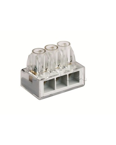 Колодка клеммная соединительная 3х6 мм. DKC B163 в Сочи Клеммные колодки Pintop.ru