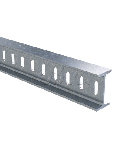 Профиль I-образный 50х100, L2000, толщ.4,5 мм, горячеоцинкованный DKC BPM5020HDZ в Сочи Аксессуары для стоек и шкафов Pintop.ru