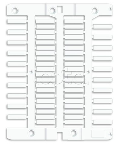Маркировка для провода, жесткая, для трубочек. 4х23мм. Белая DKC NUT23 в Сочи Крепежные изделия Pintop.ru