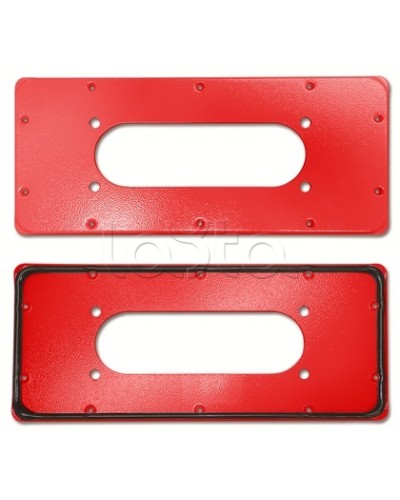 Фланец красный для ST с перф. Тип 3 DKC R5FPST01-RAL3000 в Сочи Аксессуары для стоек и шкафов Pintop.ru