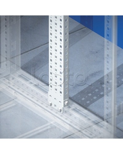 Рейки вертикальные, широкая, для шкафов CQE В=1800мм, 1 упаковка - 2шт. DKC R5PDV18 в Сочи Аксессуары для стоек и шкафов Pintop.ru