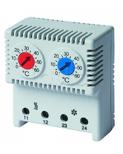 Термостат сдвоенный DKC (R5THRV13) в Сочи Аксессуары для стоек и шкафов Pintop.ru