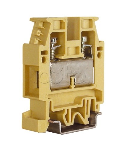 зажим бежевый 16 кв.мм DKC ZCB510 в Сочи Аксессуары для стоек и шкафов Pintop.ru