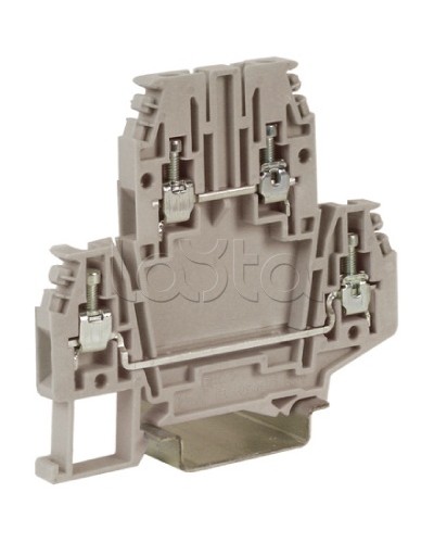 Зажим клеммный проходной 2.5 кв.мм DKC ZDB100GR в Сочи Клеммные колодки Pintop.ru