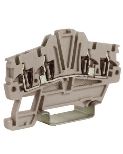 Зажим 1,5 кв.мм серый 2 ввод/2 вывода DKC ZHM420GR в Сочи Держатели, клипсы, скобы Pintop.ru