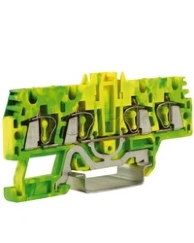 Зажим для заземления, 2 ввод/2 вывода, 2,5 кв.ммжелто-зеленый DKC ZHT520-RET в Сочи Держатели, клипсы, скобы Pintop.ru