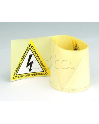 Предупреждающая табличка 60мм DKC ZTA001 в Сочи Аксессуары для лотков Pintop.ru