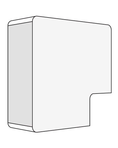 Угол плоский 40x17 DKC 00425 в Сочи Аксессуары для кабель-канала Pintop.ru