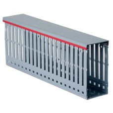 Короб перфорированный, серый RL6 40x40 мм DKC 01134RL