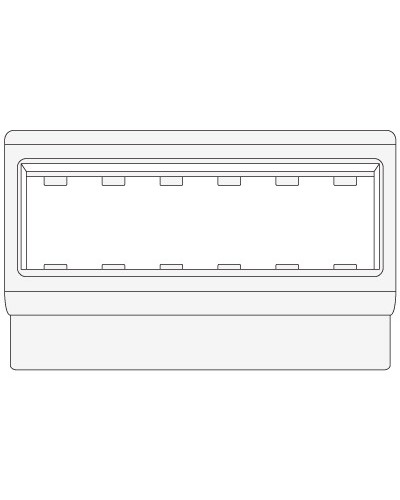 Рамка-суппорт под 6 модулей VIVA PDA-ЗDN 100 DKC 10353 в Сочи Аксессуары для кабель-канала Pintop.ru