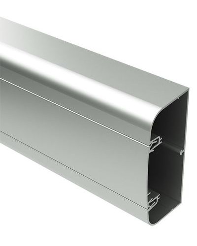 Кабель-канал алюминевый 110х50 мм (с 1 крышкой), цвет белый DKC 11199 в Сочи Кабель-канал Pintop.ru