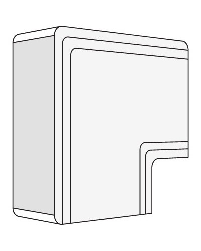 Угол плоский 40x40 NPAN DKC 01738 в Сочи Аксессуары для кабель-канала Pintop.ru