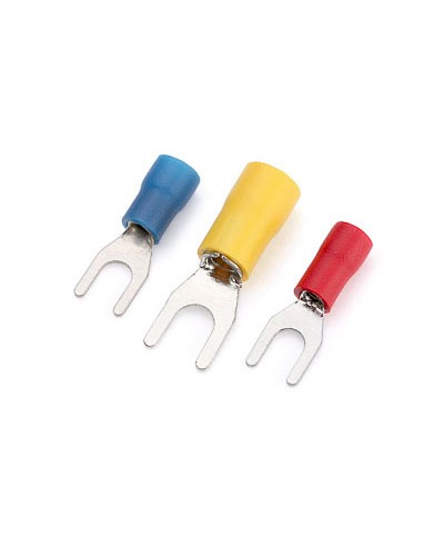 Наконечник вилочный с изолир.фланцем 1,5-2,5 кв.мм 3,5 мм (НВИ) DKC 2B135P в Сочи Крепежные изделия Pintop.ru