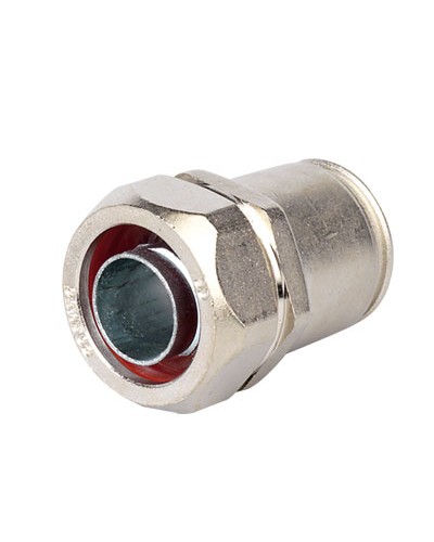 Муфта металлорукав DN 35-жесткая труба д.40мм, IP66/IP67, никелированная латунь DKC 6117-4035 в Сочи Повороты, муфты, тройники Pintop.ru