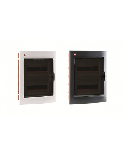 Щиток встраиваемый 24 мод.,IP 41 , черный DKC 82524 в Сочи Аксессуары для стоек и шкафов Pintop.ru