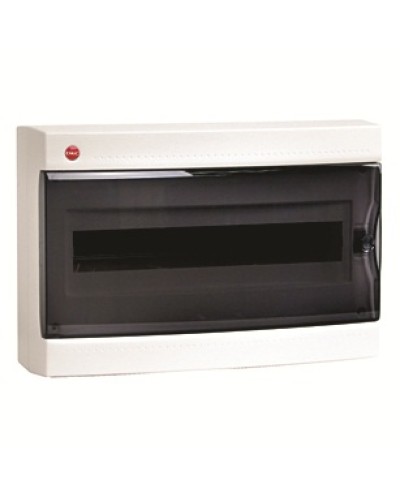 Щиток настенный-18з проз/дв IP40 бел +2 клем.бл ДКС 84918 в Сочи Боксы для автоматов Pintop.ru