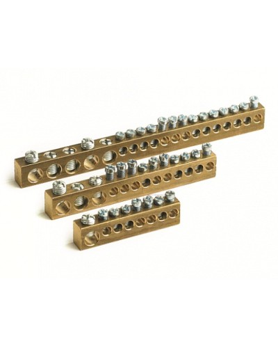 Колодка клеммная 12мод. (отв.3х5.4мм+10х4.5мм) DKC 87412 в Сочи Коммутационные изделия Pintop.ru