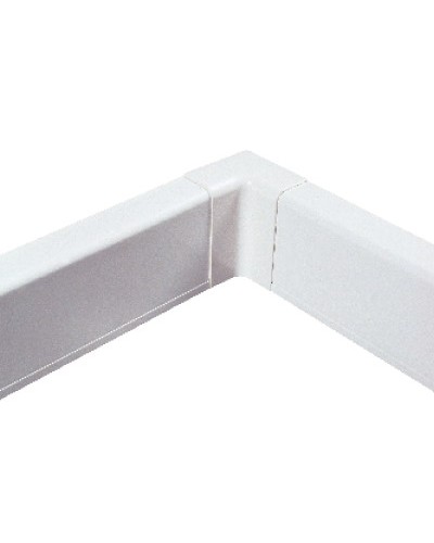 Угол внутренний для плинтусного короба 100х40 мм белый DKC AIR10042 в Сочи Аксессуары для кабель-канала Pintop.ru