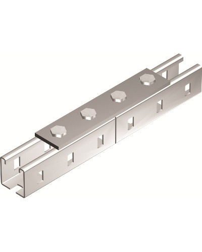 Пластина соединительная, длина 190 мм, 4отв., горячеоцинкованная DKC (BMD1012HDZ) в Сочи Аксессуары для лотков Pintop.ru