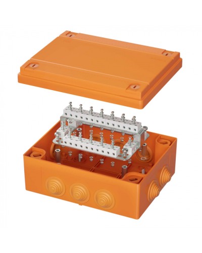 Коробка пластиковая FS с кабельными вводами иклеммниками DKC (FSB414004) в Сочи Распределительные коробки Pintop.ru