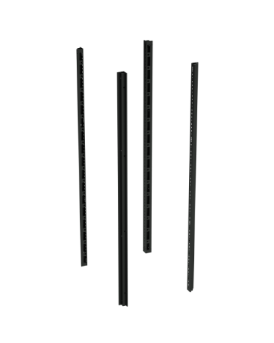 Стойки вертикальные для 19 IT-CQE, В=2000мм, 4шт, RAL9005 DKC (R5KMN20B) в Сочи Аксессуары для стоек и шкафов Pintop.ru