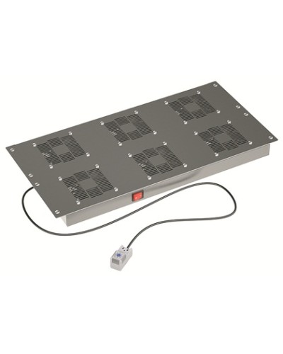 Потолочный вентиляторный модуль, с термостатом 6 вент. для крыши Ш=800мм DKC R5VSIT8006FT в Сочи Вентиляторные модули Pintop.ru