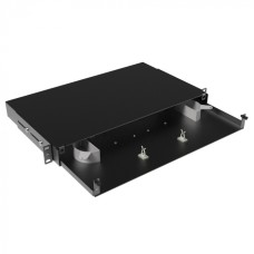 Оптическая полка выдвижная, без лицевой панели, неукомплектованная, 1U,черная DKC RNFPE1U24