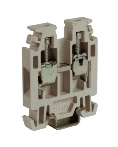 Зажим 2,5 кв.мм серый DKC ZRN500GR в Сочи Крепежные изделия Pintop.ru