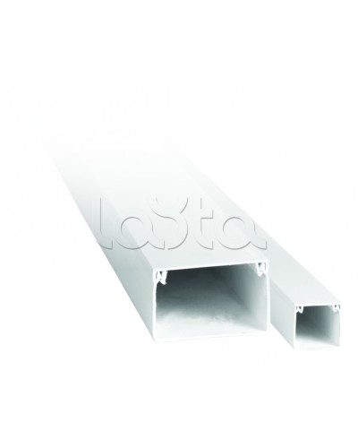 Канал кабельный (80х40) (24 м) белый EKF Basic (kk-80-40-basic) в Сочи Аксессуары для кабель-канала Pintop.ru