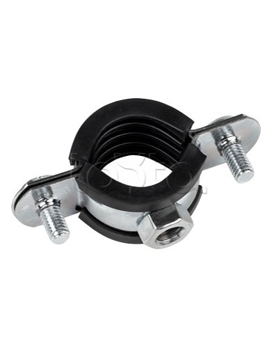 Хомут стальной 3/8 (15-19 мм), с уплотнителем EKF (hsu1038) в Сочи Стяжки-хомуты Pintop.ru