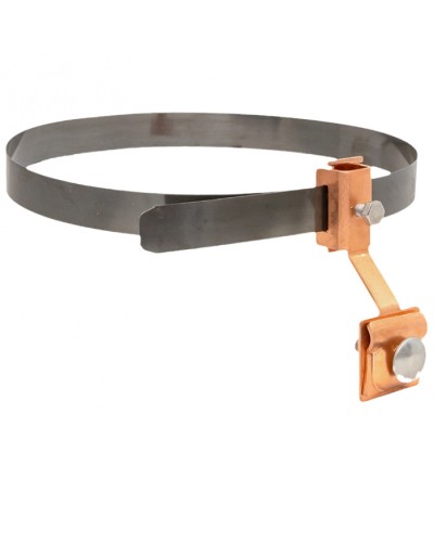 Держатель для труб универсальный D=(0-200)мм Cu и полоса нерж. cталь EKF PROxima (lp-33220-cu) в Сочи Электротехническое оборудование Pintop.ru