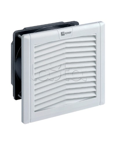 Вентилятор с фильтром 102 м³/ч 176x176 мм 220В IP54 EKF PROxima (FAN102F) в Сочи Аксессуары для стоек и шкафов Pintop.ru