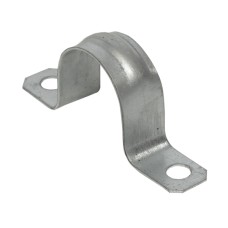 Скоба металлическая двухлапковая d25-26 мм (10 шт) EKF PROxima (sm-2-25-26-r)