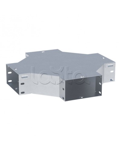 Ответвитель крестообразный 50х300-1,2 мм EKF (x5030008-1,2) в Сочи Аксессуары для лотков Pintop.ru