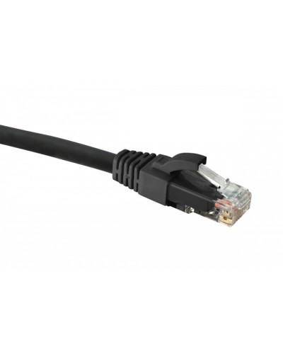 Коммутационный шнур категории 5e U/UTP, LSZH, 0,5 м, черный Eurolan (21D-U5-0EBL) в Сочи Патчкорды (медные) Pintop.ru