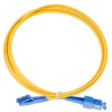 Патч-корд волоконно-оптический SM 9/125, LSZH, duplex SC/LC (10 м) Eurolan (41F-S2-SC-LC-10)
