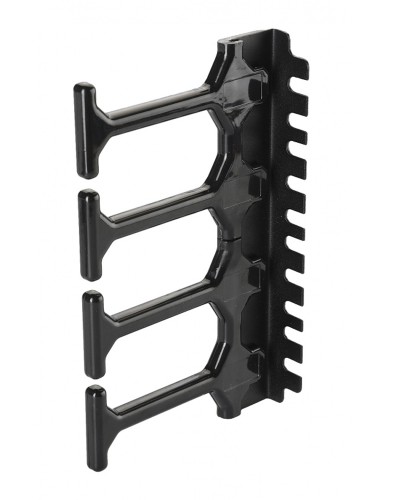 Вертикальный организатор Zero-U, 4U, с пластиковыми пальцами (2 шт) Eurolan (60A-18-04-16-09BL) в Сочи Кабельные органайзеры Pintop.ru