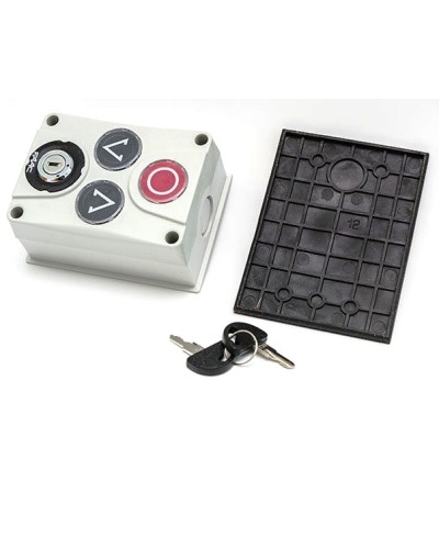 Панель управления 3х кнопочная с ключом Faac 402500 в Сочи Устройства радиоуправления для шлагбаумов и автоматики Pintop.ru