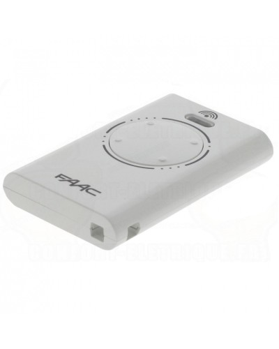 Брелок-передатчик 4-канальный Faac 787010 (белый) в Сочи Устройства радиоуправления для шлагбаумов и автоматики Pintop.ru