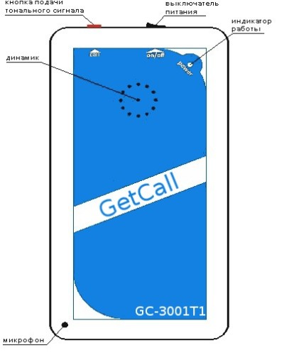 Устройство переговорное Getcall GC-3001T1 в Сочи Переговорные устройства Pintop.ru