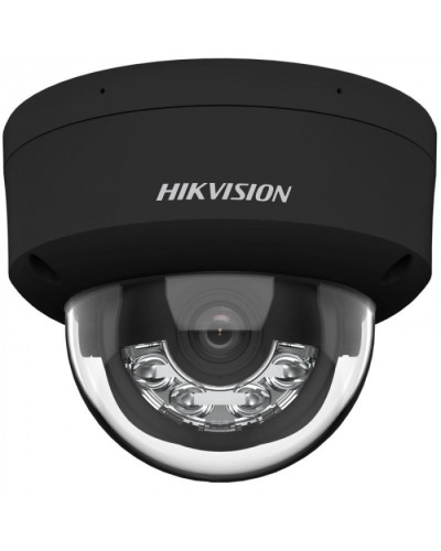 IP-камера видеонаблюдения купольная Hikvision DS-2CD2123G2-LIS2U(2.8mm)(BLACK) в Сочи IP-камеры Pintop.ru