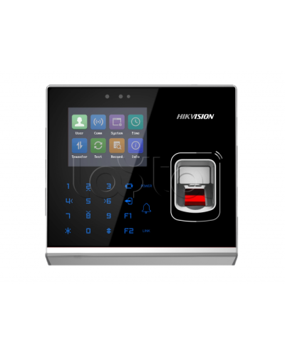 Терминал доступа со встроенными считывателями Mifare карт и отпечатков пальцев Hikvision DS-K1T201AMF в Сочи Считыватели Pintop.ru