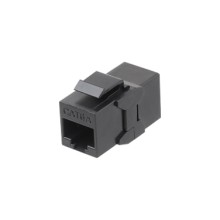 Проходной адаптер Hyperline (CA2-KJ-C6A-BK)