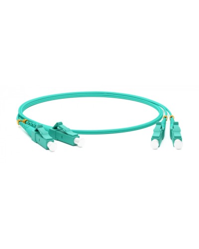 Патч-корд волоконно-оптический MM50/125 LC-LC duplex LSZH 30 м Hyperline FC-D2-503-LC/PR-LC/PR-H-30M-LSZH-AQ в Сочи Патч-корды оптические Pintop.ru
