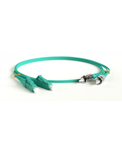 Патч-корд волоконно-оптический Hyperline FC-D2-503-LC/PR-ST/PR-H-1.5M-LSZH-AQ в Сочи Патч-корды оптические Pintop.ru