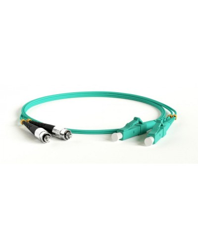 Патч-корд волоконно-оптический Hyperline FC-D2-503-LC/PR-ST/PR-H-5M-LSZH-AQ в Сочи Патч-корды оптические Pintop.ru