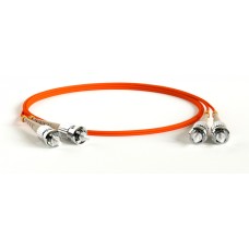 Патч-корд волоконно-оптический Hyperline FC-D2-50-ST/PR-ST/PR-H-15M-LSZH-OR