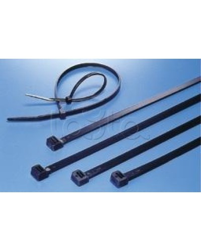Хомут-стяжка нейлоновый, неоткрывающийся, 250х3.6 мм, черные Hyperline GT-250IBC (100 шт/уп) в Сочи Стяжки-хомуты Pintop.ru
