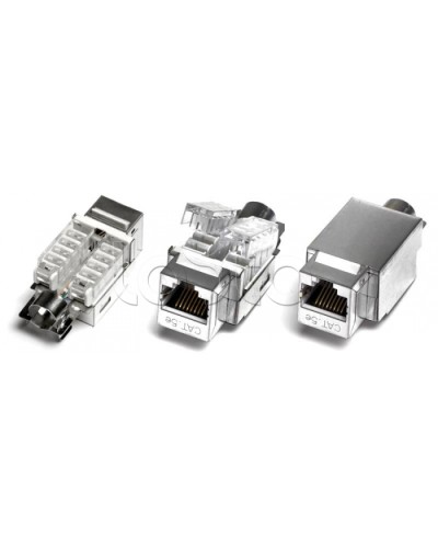 Модуль Keystone Jack серии KJNE, RJ-45 (8P8C), категория 5e, 110 IDC Hyperline KJNE-8P8C-C5e-90-SH-F-WH в Сочи Модули Keystone Pintop.ru
